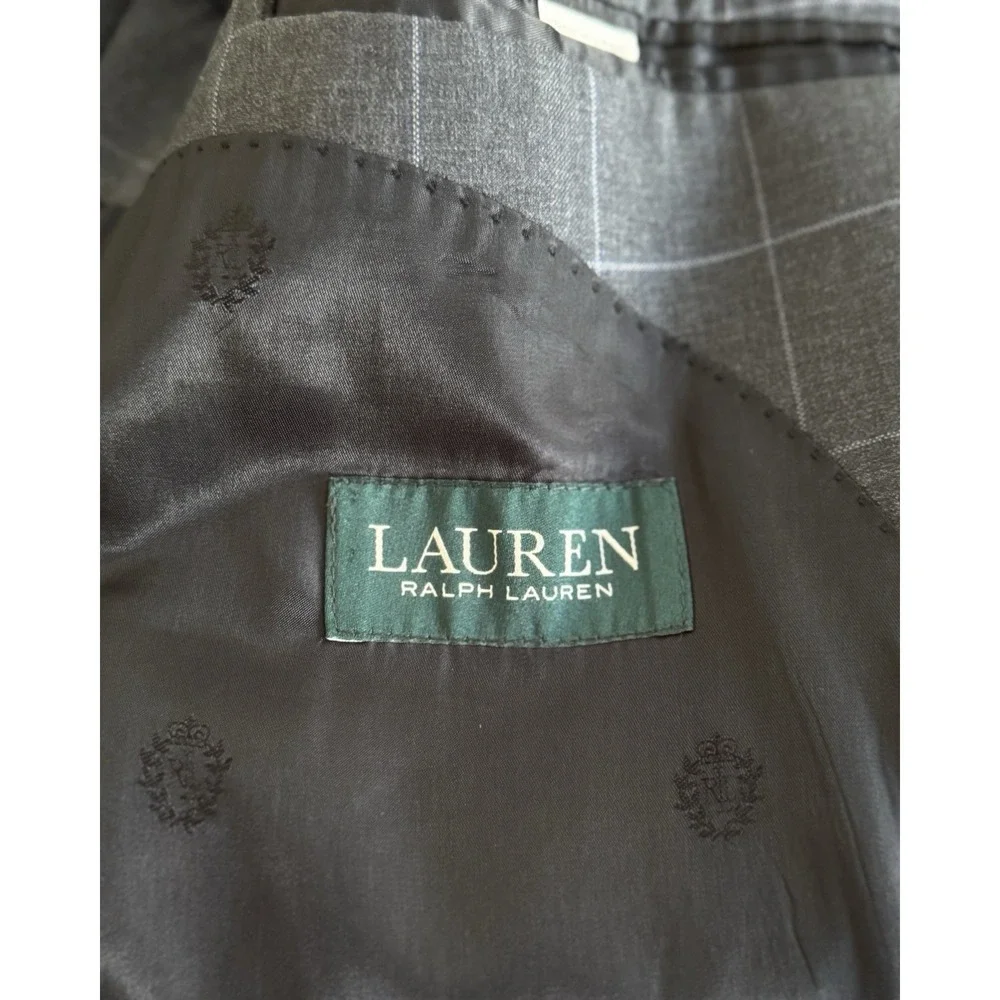 LRL Lauren Ralph Lauren 46L Men's Blazer 100% Wool 2-Button Sport Coat Jacket